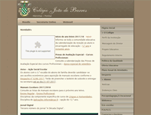 Tablet Screenshot of colegio-j-barros.com